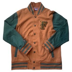 Vintage Fila White Line Moda Nella Vita Sportiva Track Jacket XL Brown